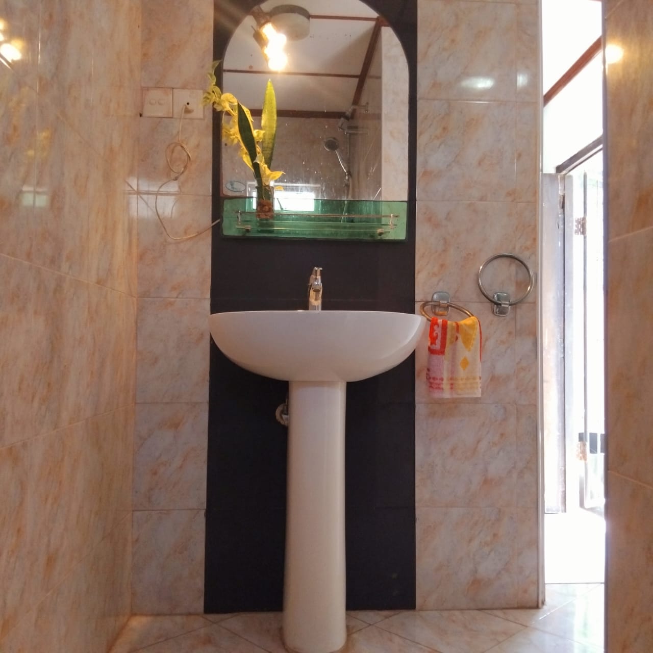 Spotlessly clean wash rooms